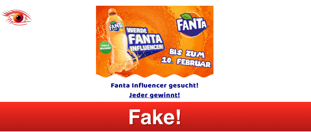 2019-02-07 Fanta Influencer gesucht Gewinnspiel WhatsApp Kettenbrief