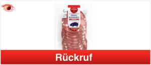 Aldi Rückruf Schinken Rotwurst