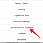 Instagram Einstellungen Bild 2