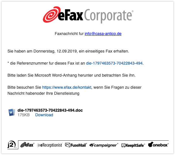2019-09-12 efax spam