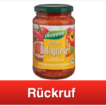 Rückruf denree Geflügelbolognese