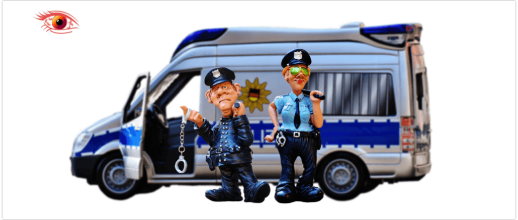 Symbolbild Polizei Polizeiauto Handschellen Symbolbild Polizei Polizeiauto Handschellen