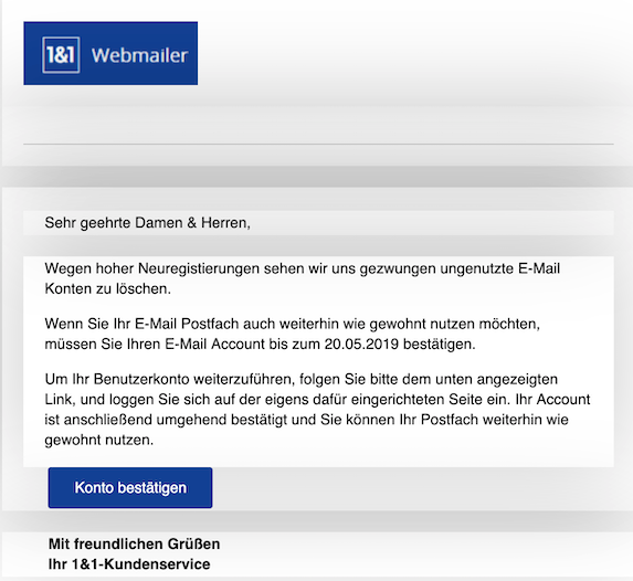 2019-05-04 Phishing 1und1