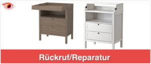 IKEA Rückruf Wickeltisch