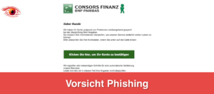 2019-05-11 Phishing im Namen der Consorsfinanz