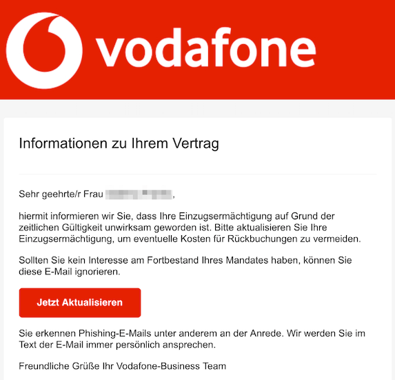 2019-05-25-Vodafone-Phishing-Mail-Ihr-Lastschriftmandat-ist-veraltet