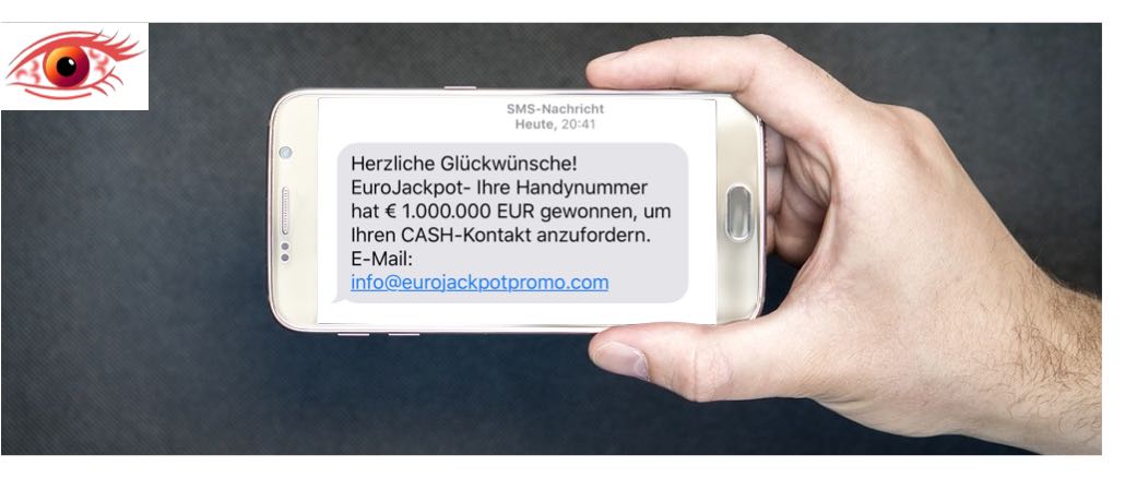 2019-05-31 SMS Gewinn Eurojackpot Fake