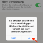 eBay zweistufige Verifizierung5