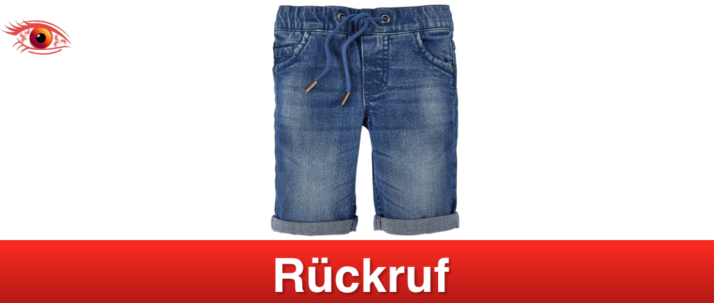 2019-06-14 Aldi Nord Rueckruf POCOPIANO Kleinkinder Jeansbermudas Jungen