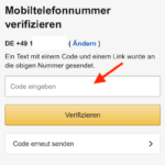 Amazon Telefonnummer ergänzen iPhone