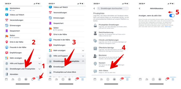 Messenger Zuletzt Aktiv Nicht Immer Sichtbar Facebook: Zuletzt online (grüner Punkt) verbergen - Aktivitätsstatus