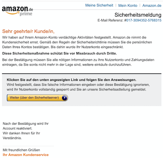 2019-11-10 Phishing Amazon