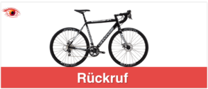 Rückruf Cannondale CAADX Cyclocross-Bike