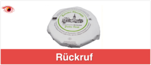 Rückruf Käse Petite Fleur