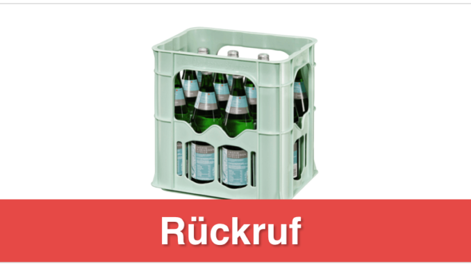 Rückruf Mineralwasser Netto