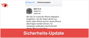 iOS Sicherheitsaupdate