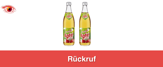 2019-08-06 Netto Apfelschorle Rueckruf klein