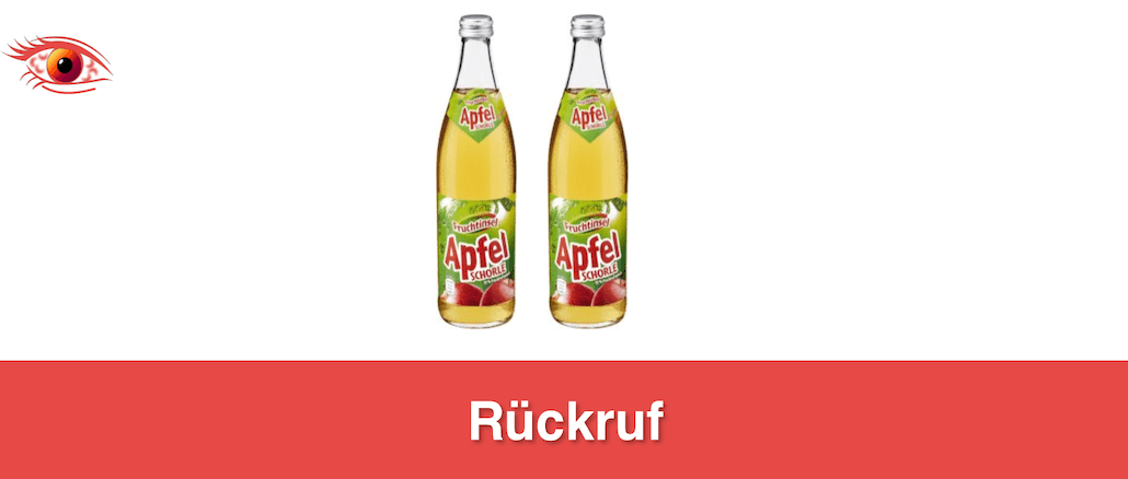 2019-08-06 Netto Apfelschorle Rueckruf