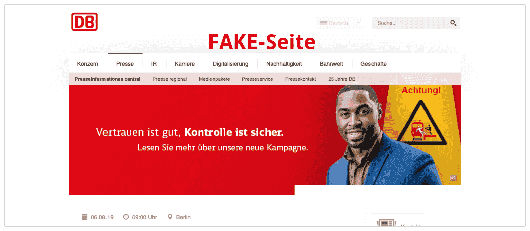 2019-08-07 Fake-Webseite deutsche Bahn