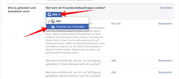 Zurückziehen sieht das facebook freundschaftsanfrage man Freundschaftsanfrage Facebook