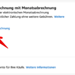 Amazon Monatsabrechnung PC