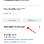 Amazon Monatsabrechnung aktivieren