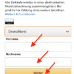 Amazon Monatsabrechnung aktivieren