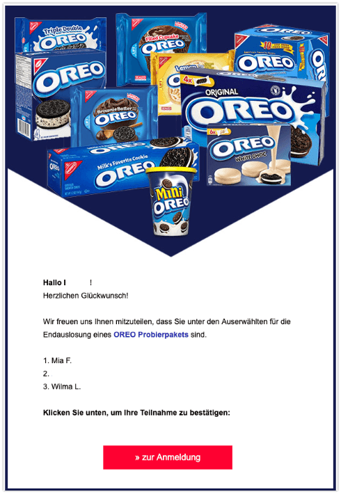 2019-09-05 Oreo Probierpaket E-Mail