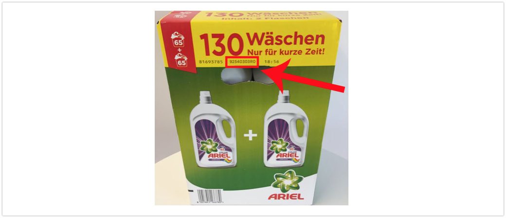 2019-09-20 Ariel Waschmittel Lidl Rückruf