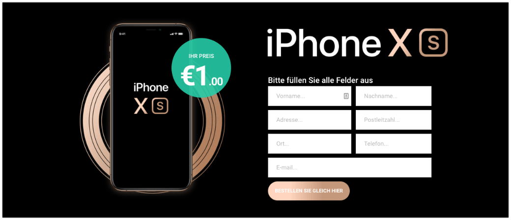 2019-09-23 Abofalle iPhone XS T-Online E-Mail