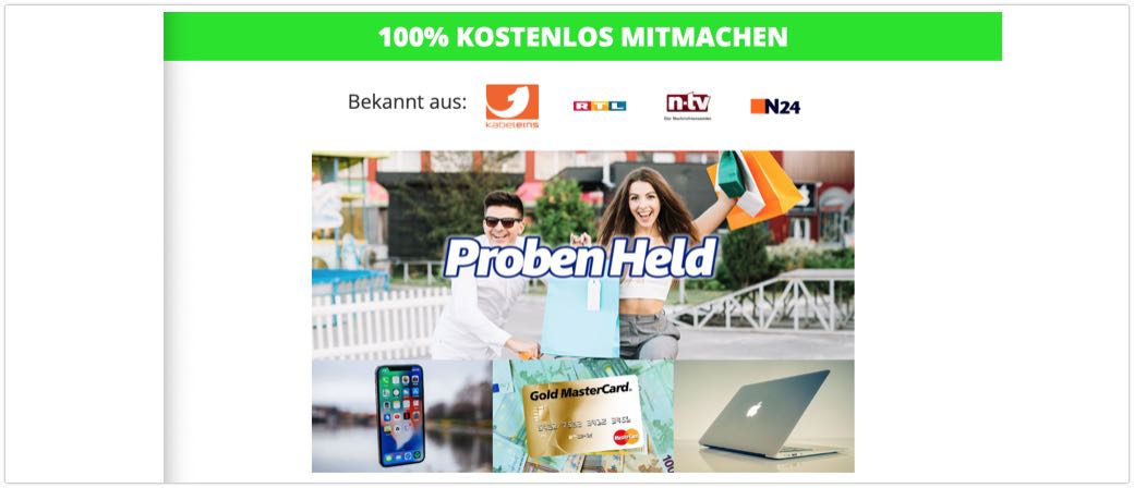 myprodukttester.com Nachfolger probenheld.de