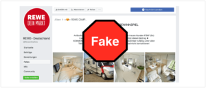 2019-11-13 Facebook Gewinnspiel Fake Rewe Camper