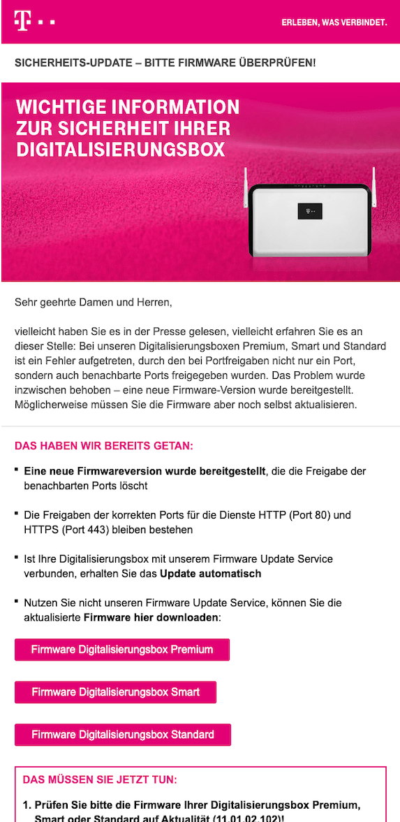 2019-11-27 Telekom Entwarnung