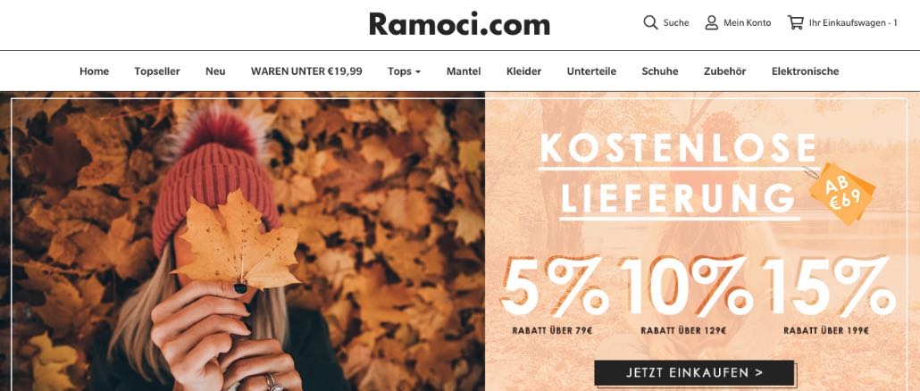 Ramoci-com Erfahrungen Onlineshop
