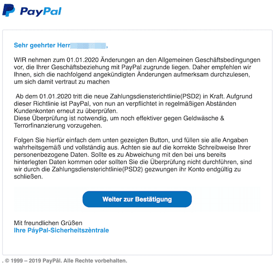 Paypal ГјberprГјfung Paypal ГјberprГјfung