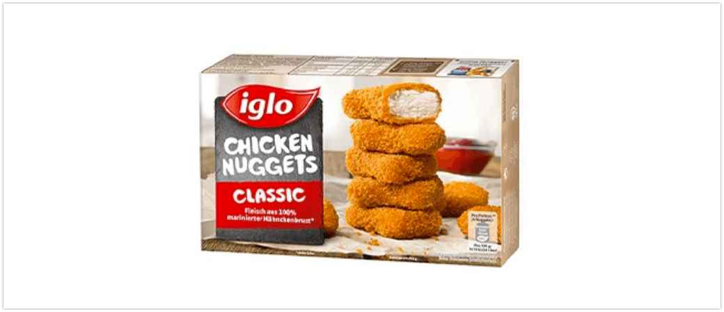 Rückruf iglo Chicken Nuggets