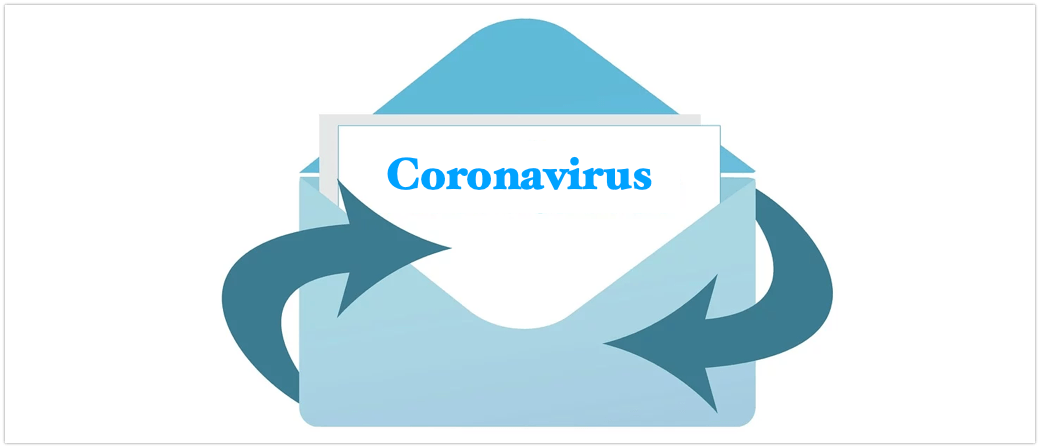 Symbolbild Datei Message E-Mail Anhang Coronavirus