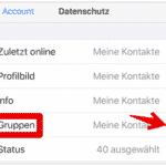 WhatsApp Gruppen Einladung blockieren