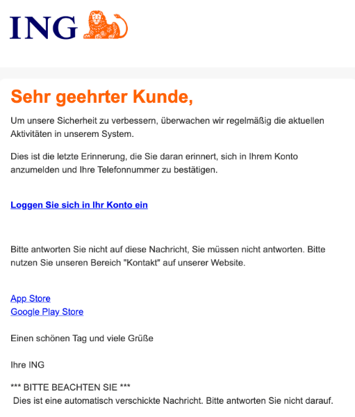 2020-02-05 ING-Diba Spam-Mail Phishing