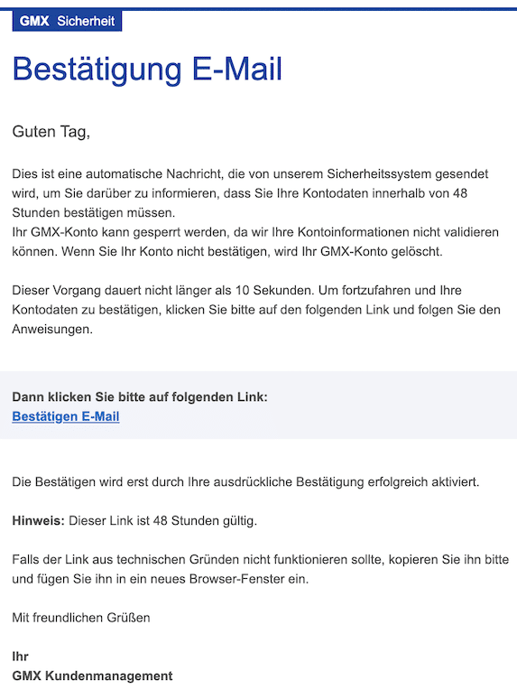2020-03-12 GMX Phishing