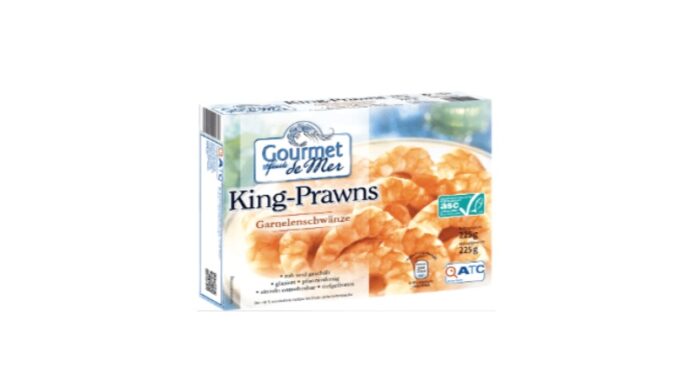 Aldi Nord Rückruf Gourmet Fruits de Mer King Prawns Garnelenschwänze