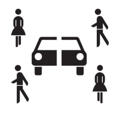 Carsharing Sinnbild Zusatzzeichen