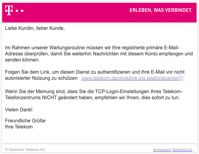 Telekom email login