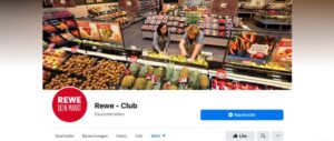 2020-03-29 Facebook-Seite Rewe - Club ist Fake