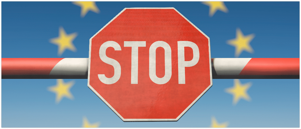 Reisen Einreise EU Stop