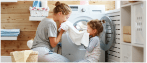 Waesche sauber, Hygiene, Waschmaschine