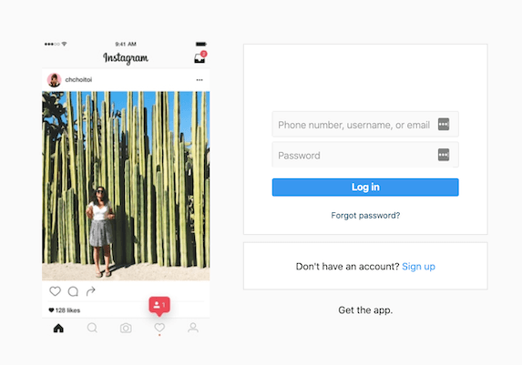 2020-04-01 Phishing Instagram Webseite