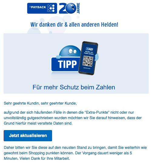 2020-04-05 Payback Spam-Fake-Mail Bleib gesund