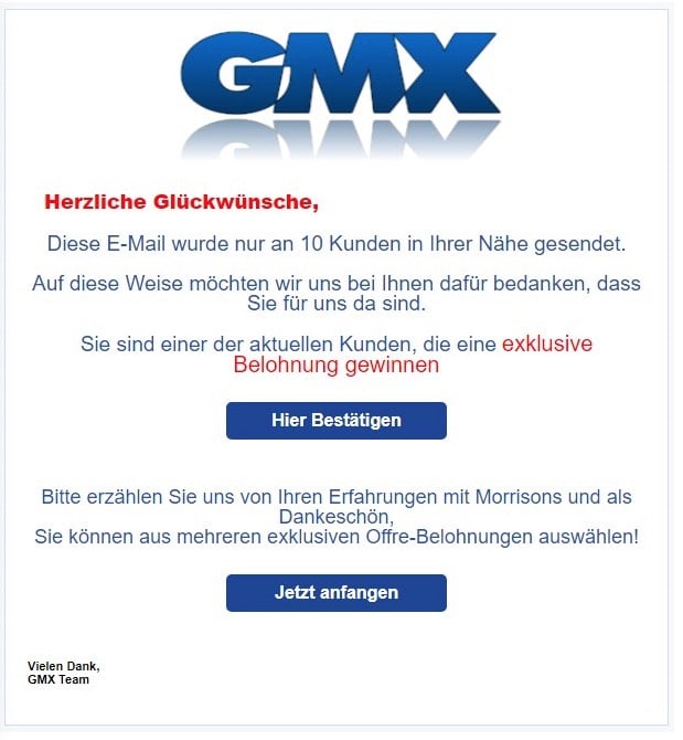 2020-04-17 GMX Spam-Mail Ihre Bestaetigungsnummer lautet BBR2155