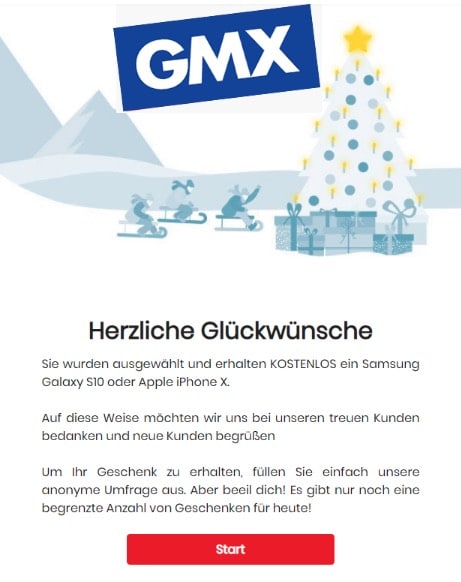 2020-05-01 GMX Spam-Mail Fake GMX - BITTE ANTWORTEN!